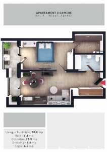 Apartament de vânzare 2 camere, APCJ244978FLO-7