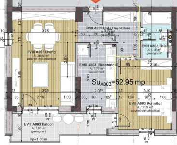 Apartament de Închiriere 2 camere, APCJ356181-7