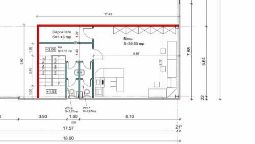 Hall for sale 4 rooms, HACJ245279FLO-4
