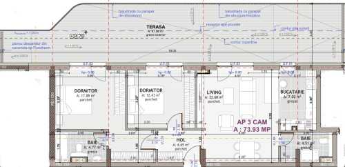 Apartment for sale 3 rooms, APCJ246300FLO-12