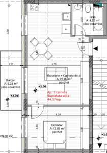 Apartment for sale 2 rooms, APCJ246774FLO-4