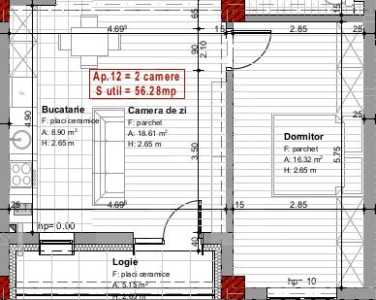 Apartment for sale 2 rooms, APCJ246839FLO-3