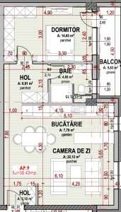 Apartment for sale 2 rooms, APCJ246961FLO-9