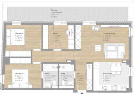 Appartement de vente 3 chambres, APCJ246248FLO-12