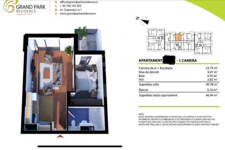 Appartement de vente 2 chambres, APCJ351096-6