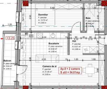 Appartement de vente 2 chambres, APCJ246781FLO-9