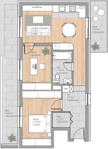 Appartement de vente 3 chambres, APCJ246775FLO-5