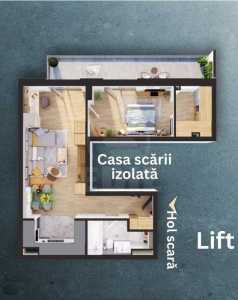 Appartement de vente 2 chambres, APCJ355272